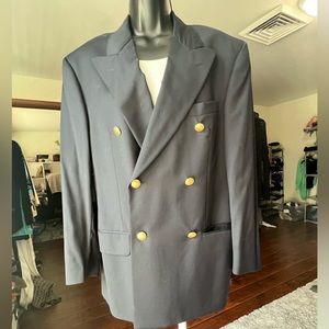 Gucci Blazer double breasted size medium black vintage never worn